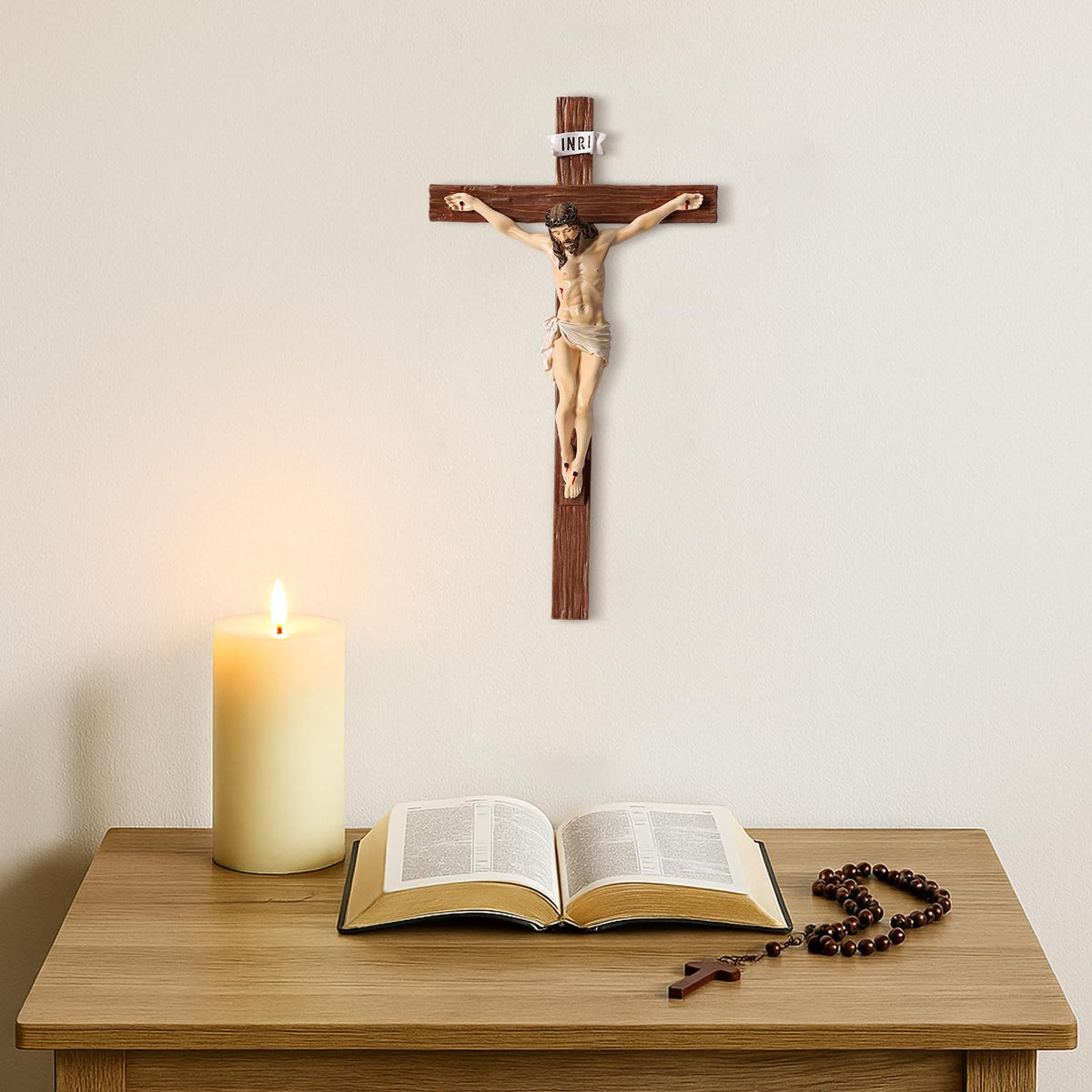 TALPGOD premium materials wall cross, durable design for long-lasting display.