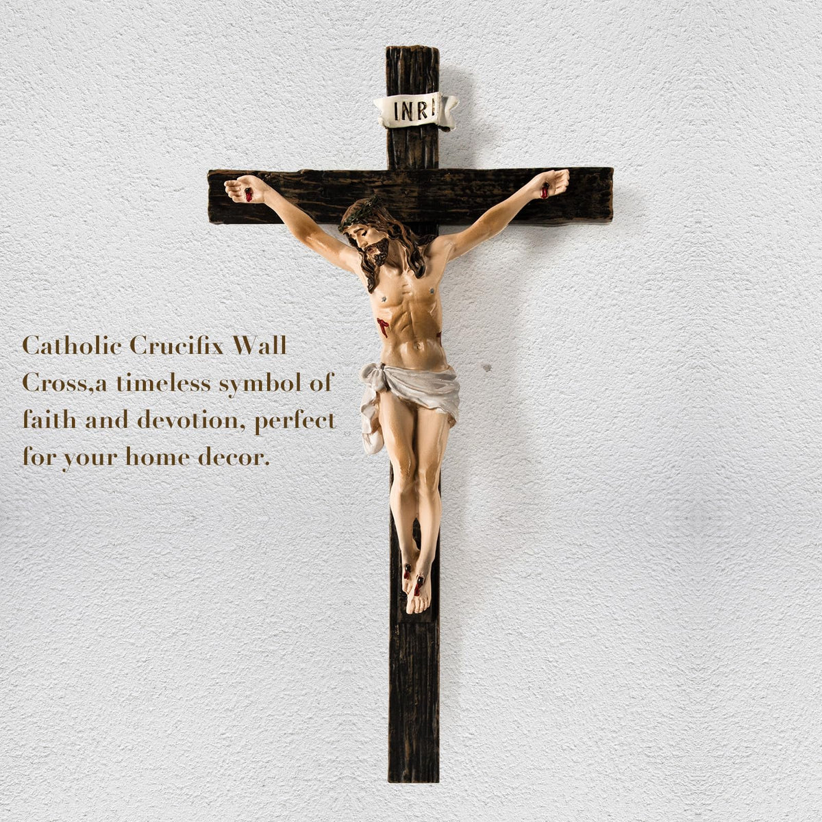 TALPGOD wall cross display with timeless craftsmanship.