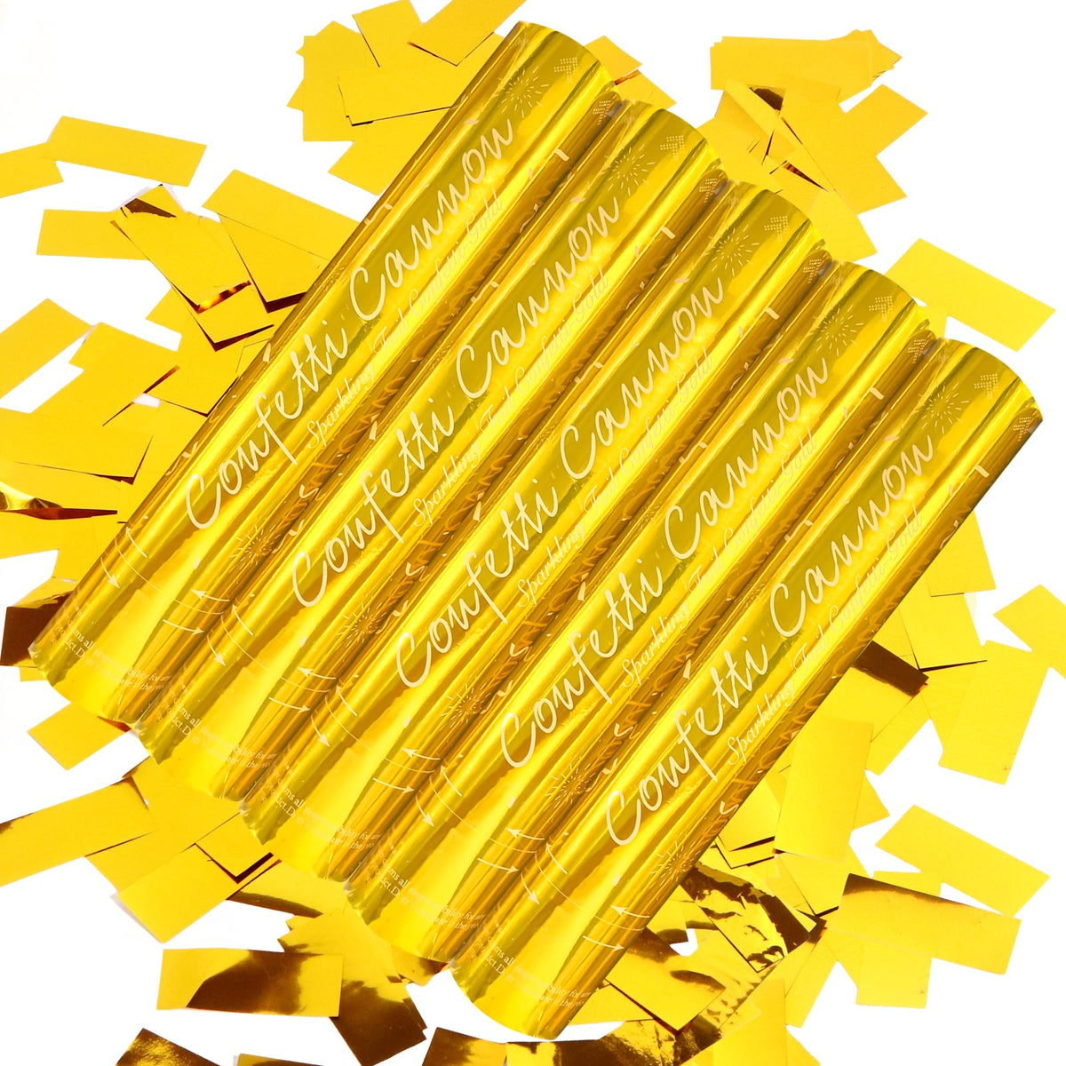 Tamodan Gold Confetti Poppers at a ceremony ready to create dramatic gold bursts.