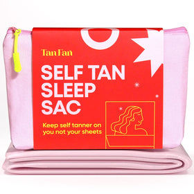 Tan Fan Self Tan Sleep Sack bed protector prevents tan transfer to sheets.