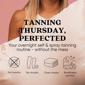 Tan Fan Sleep Sack breathable poly fabric keeps you cool while sleeping.