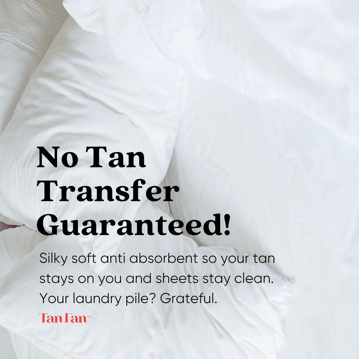Tan Fan Self Tan Sleep Sack large size 90.5 by 47.2 inches offers roomy comfort