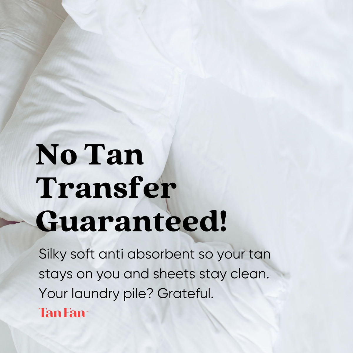 Tan Fan Sleep Sack includes pillow protector for hygiene and longevity.