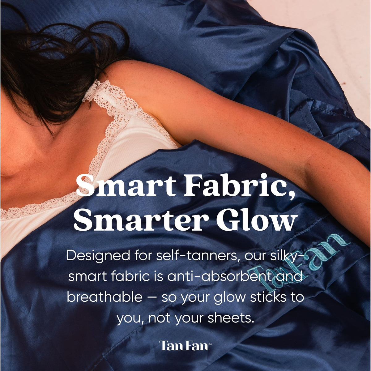 Tan Fan Sleep Sack machine washable and quick-drying for easy care