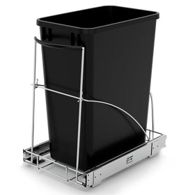 Tanamu pull-out trash can under cabinet assembly shows ready-to-mount hardware.