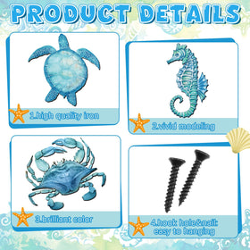 Tandefio starfish wall decor enhances entryways and hallways.
