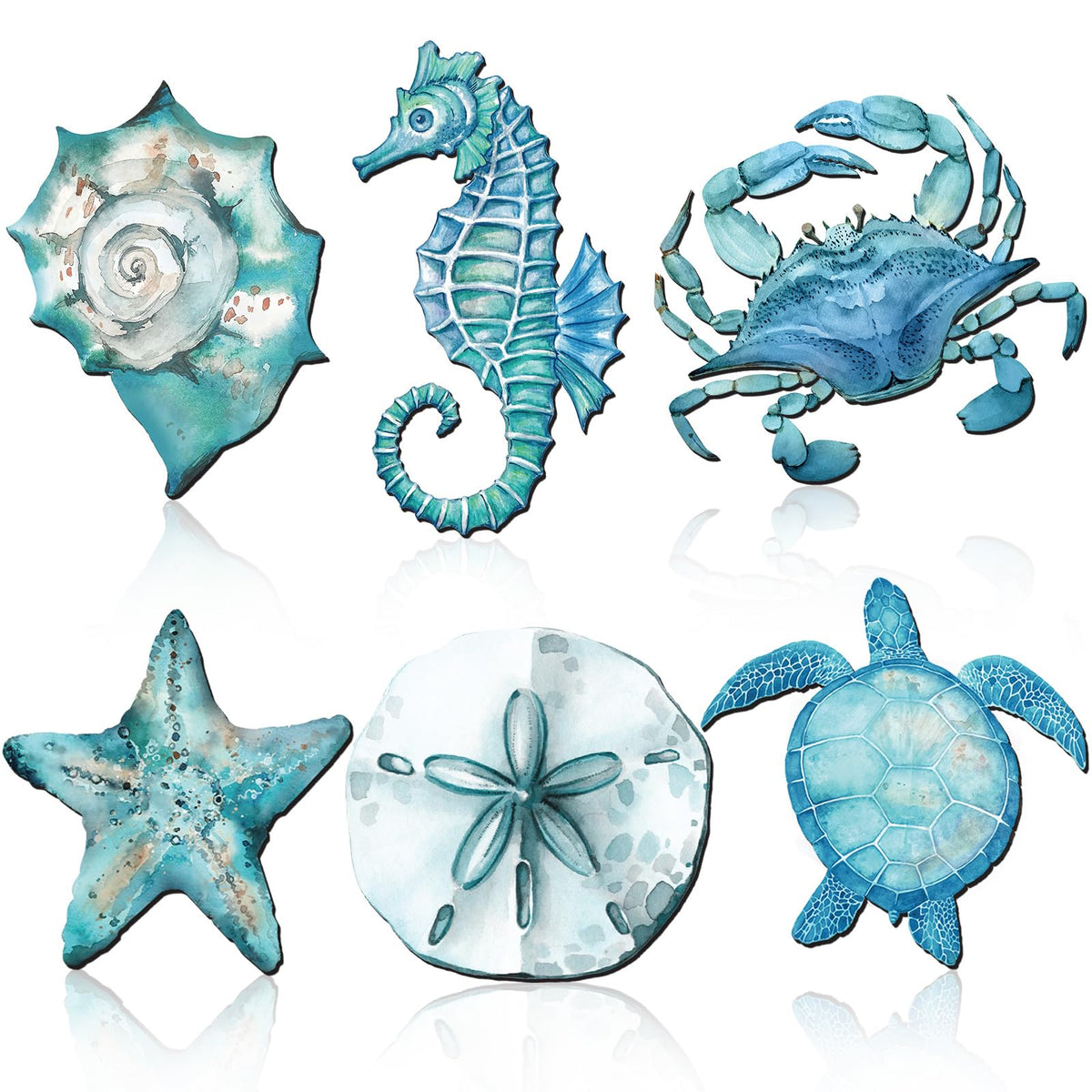 Tandefio turtle wall decor adds coastal charm to living rooms and bathrooms.
