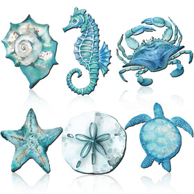 Tandefio turtle wall decor adds coastal charm to living rooms and bathrooms.