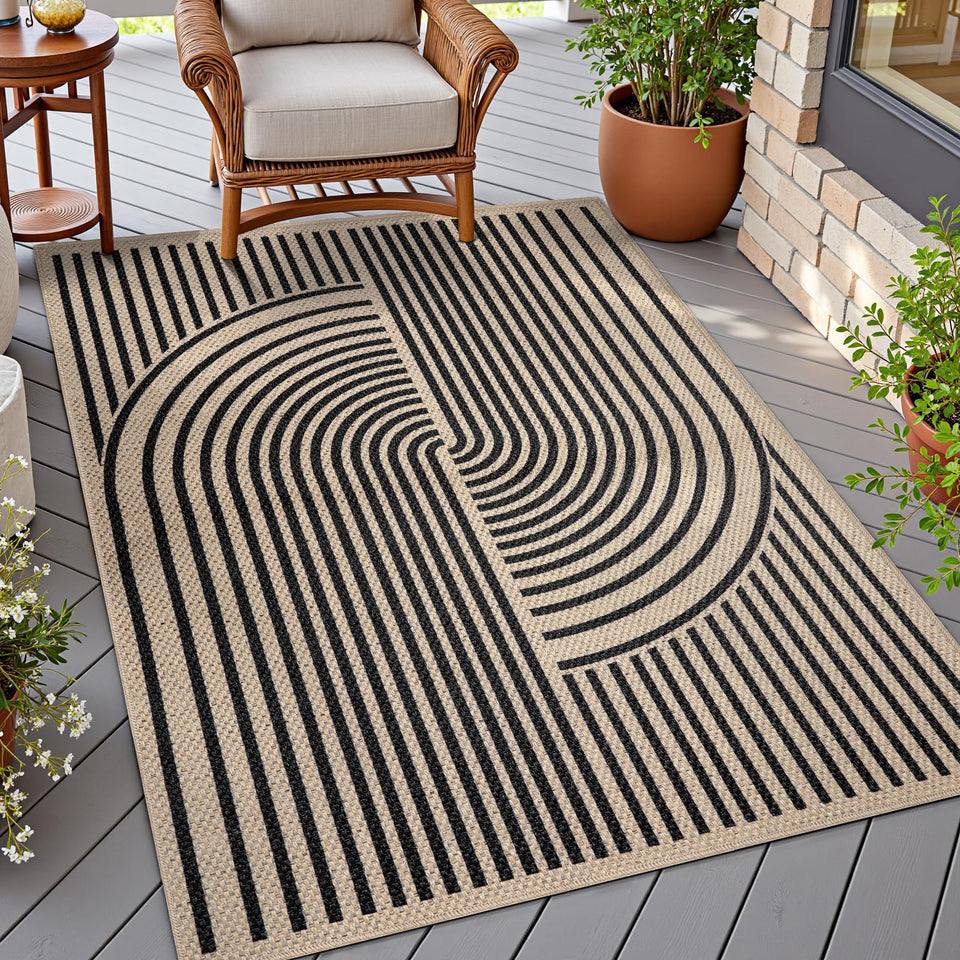 Tangsoo Easy Jute 3x5 rug in living room with soft texture and easy cleaning benefits.