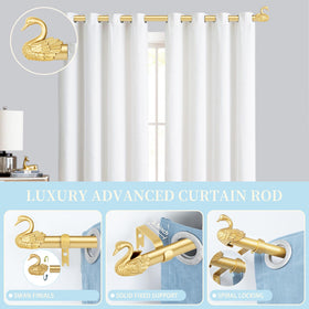 TANGWIN adjustable rod assembly showing length customization for different windows