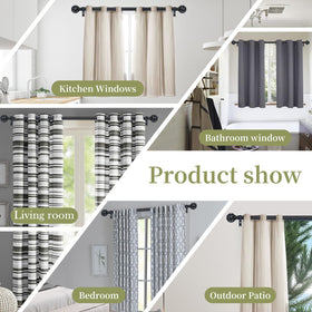 TANGWIN wall-mount brackets provide stable curtain installation.