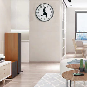 Tankrin Ministry of Silly Walks Clock wall-mount design ideal for hallways and offices.
