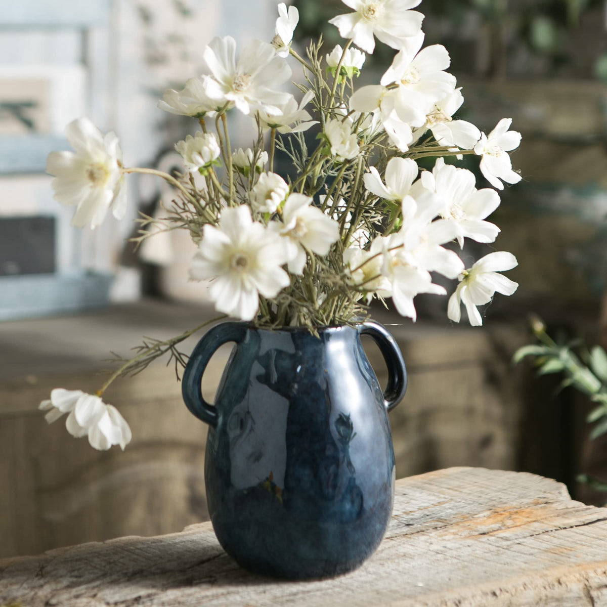 Tanvecle decorative vase complements living room, bedroom, or hallway decor.
