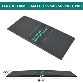 Packaging compresses the pad for compact shipping and easy setup underneath the mattress.