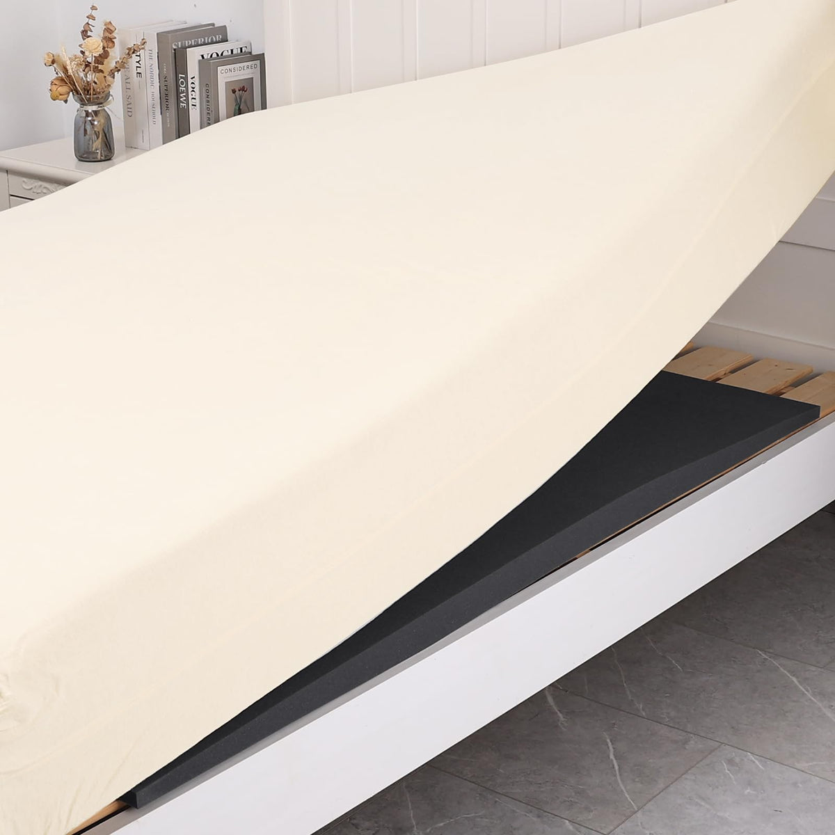 TANYOO bed-saver solution helps extend mattress life and stability.