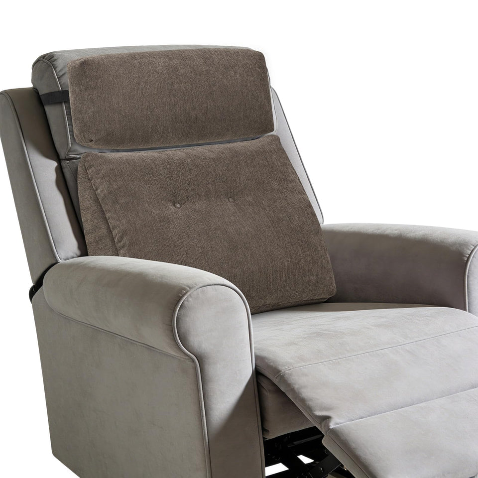 TANYOO lumbar support pillow for recliner in brown delivers targeted lower back relief.