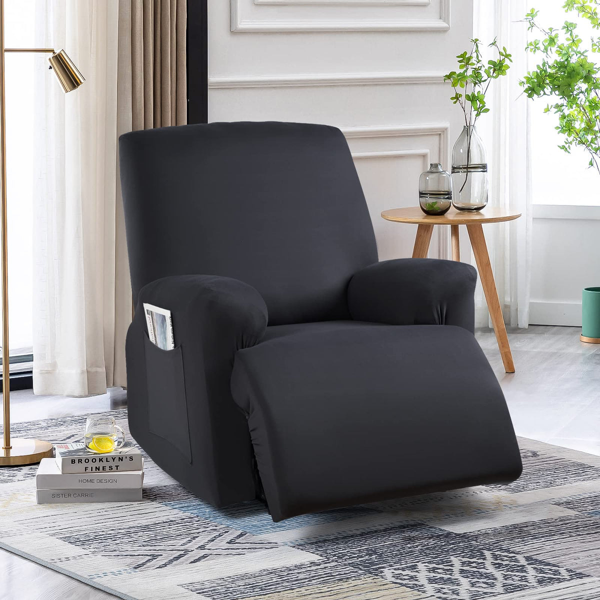 TAOCOCO recliner cover compatible with chairs 23-35 inches wide.