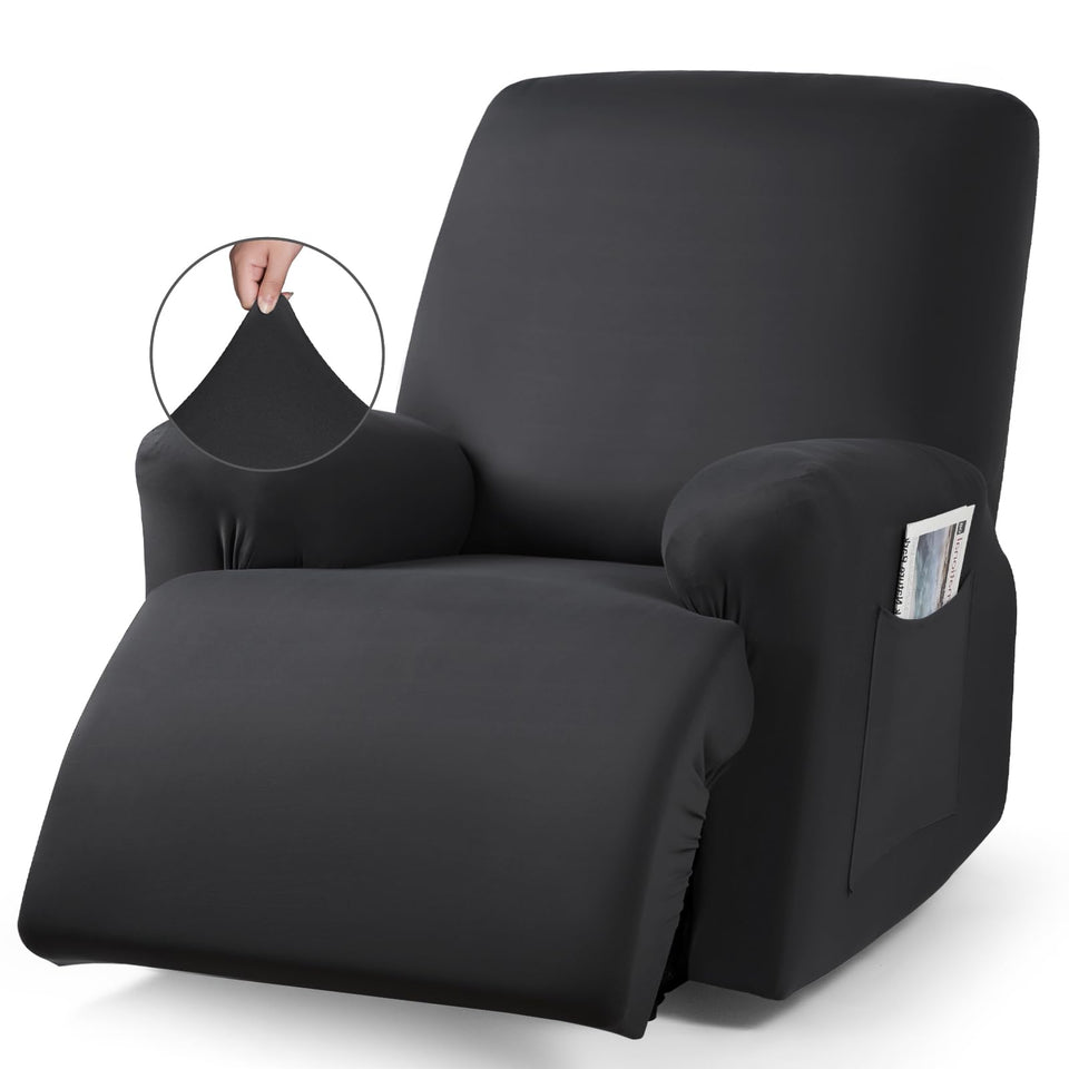 TAOCOCO recliner cover in stretch fabric for a snug, durable fit.