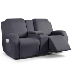 TAOCOCO reclining loveseat cover with middle console provides seamless protection and enhancement