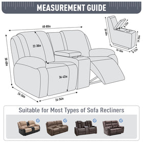 TAOCOCO washable recliner cover for easy cleaning and maintenance.