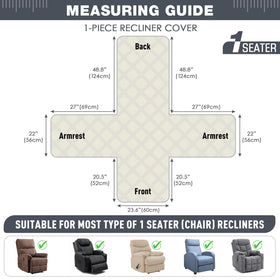 TAOCOCO non-slip strap design reduces sliding on recliners.