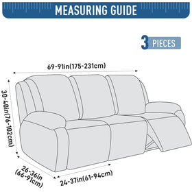 TAOCOCO jacquard pattern sofa cover adds style while shielding upholstery.