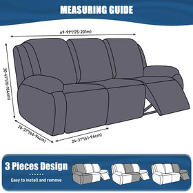 TAOCOCO slipcover with pockets for remotes and small essentials