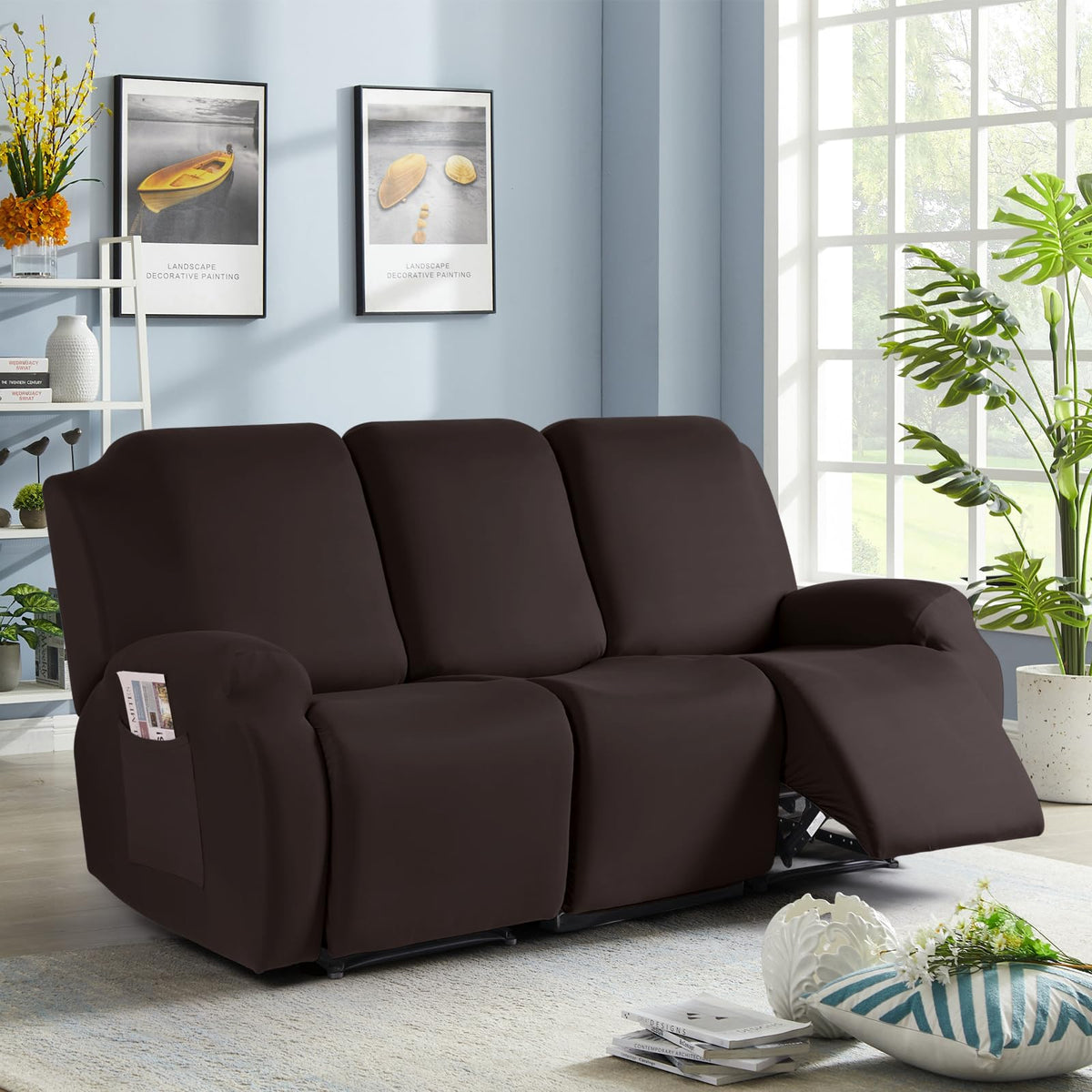 TAOCOCO 3-seat reclining fit demonstrates secure coverage