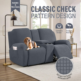 TAOCOCO stretch recliner slipcover for 2-seat sofas offers flexible fit and quick room refresh.