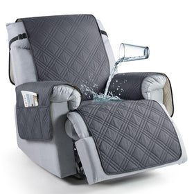 TAOCOCO waterproof recliner cover with pocket protects upholstery and keeps remotes nearby.