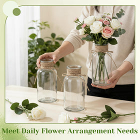 TAOZIMA clear glass vase offers a timeless look that complements any decor.