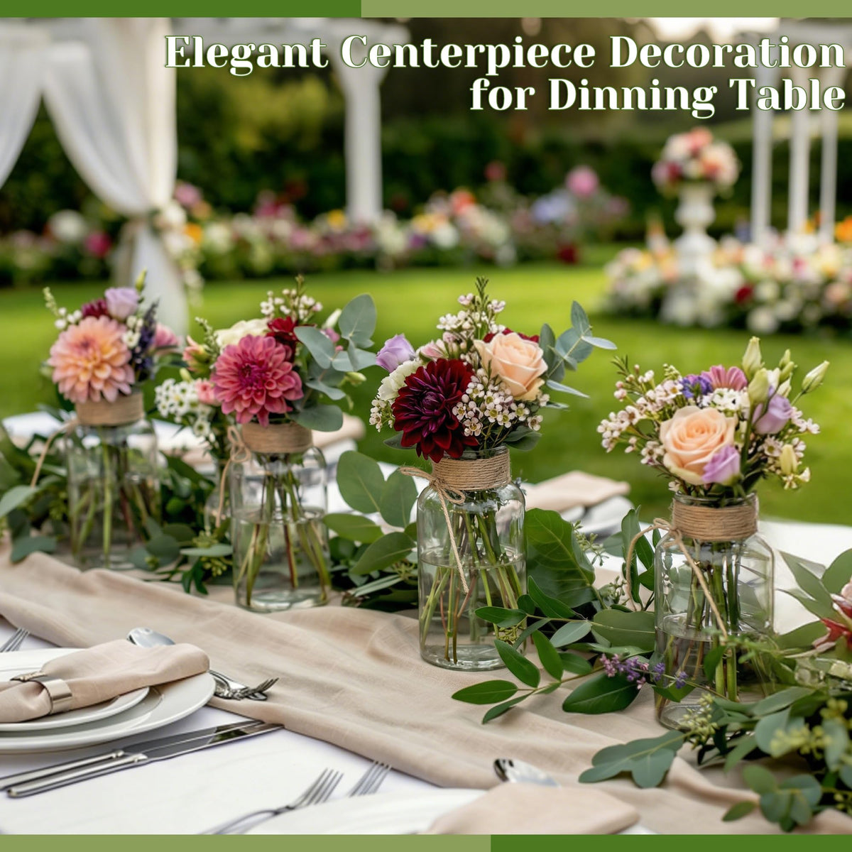 TAOZIMA vintage-inspired vase brings charm for engagements or anniversaries.