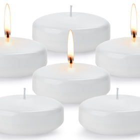 Tappovaly 3-inch floating candles in a 36-pack for elegant centerpiece decor.
