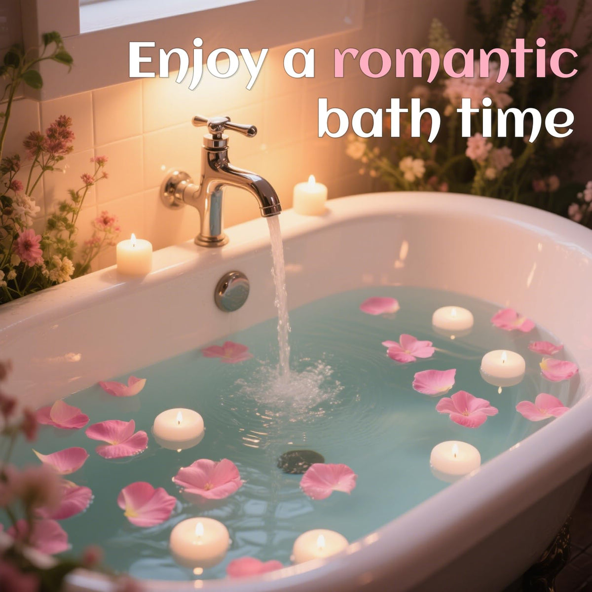 Tappovaly unfragranced floating candles offer clean ambience.