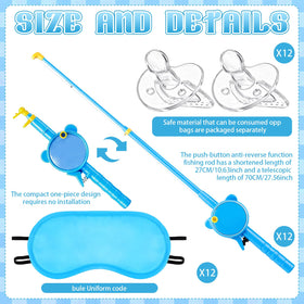 Tasdurian extendable fishing rods illustrate adjustable length for varied play.