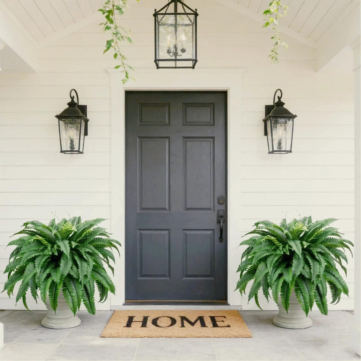 53-inch diameter fern adds a full porch focal point.