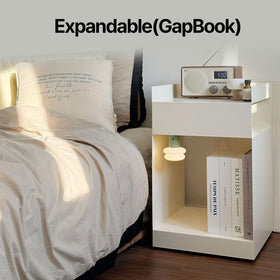 TastePick tidy desk setup with elegant book-inspired design.