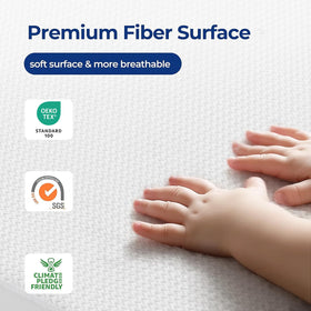 TASTELIFE bamboo viscose quilted surface offers soft, breathable comfort.