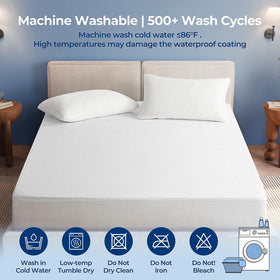 TASTELIFE machine washable mattress protector for convenient care.