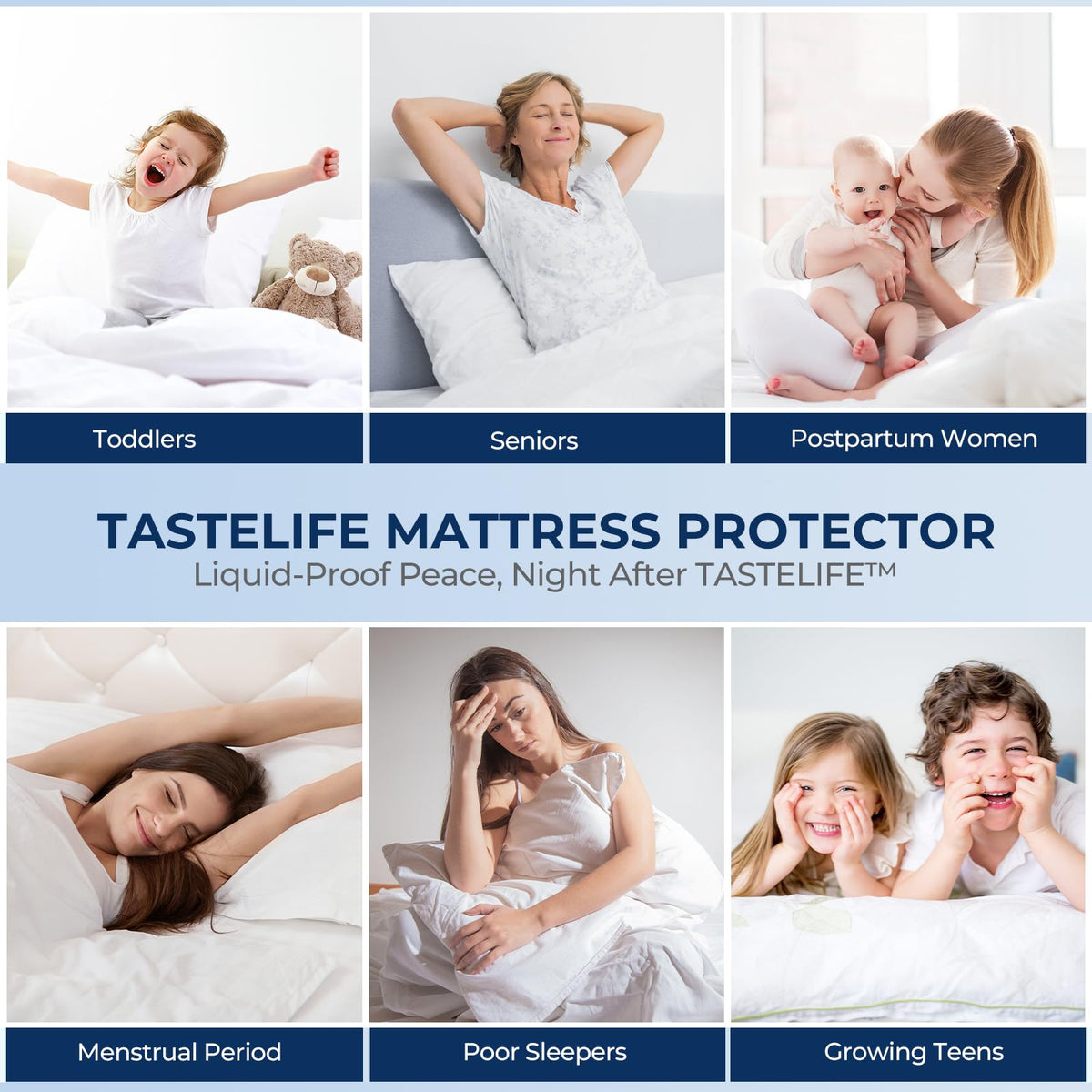 TASTELIFE vinyl-free design is safe for kids and pets.