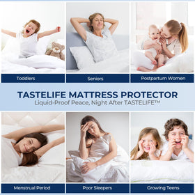 TASTELIFE vinyl-free design is safe for kids and pets.