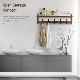 Tatub entryway organizer keeps bags, hats, and jackets within reach.