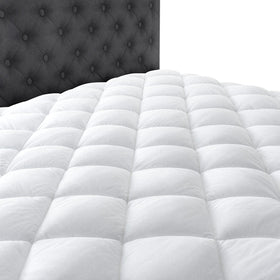 Taupiri elastic skirt secures the pad on deep mattresses