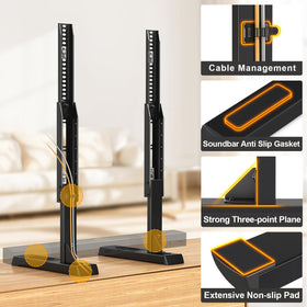 TAVR Furniture universal stand fits 24-83 inch TVs with multiple VESA patterns