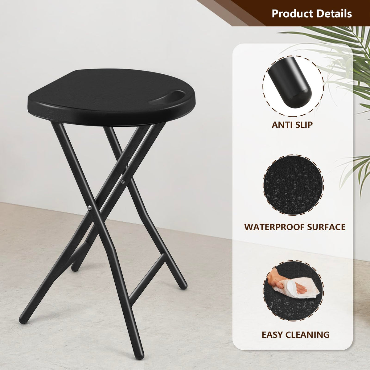 TAVR Furniture UV-protected plastic ensures easy cleaning and all-weather use