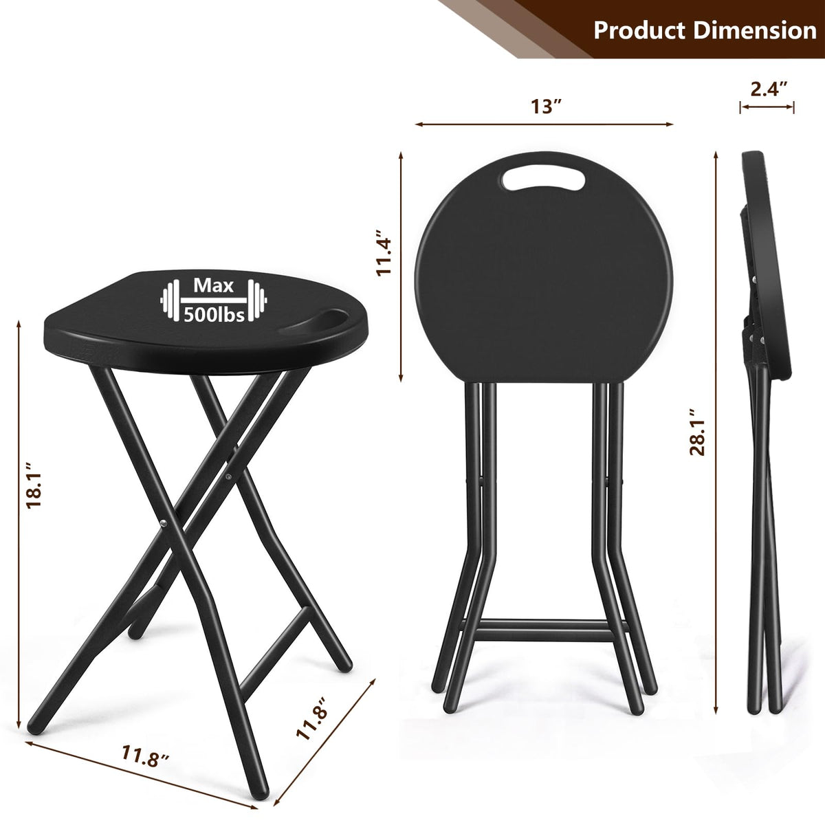 TAVR Furniture versatile stool for picnics, camping, and events