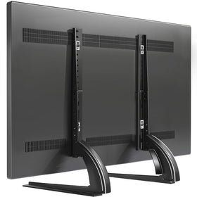 TAVR Furniture universal table top TV stand base keeps your TV securely on a surface.
