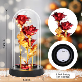 Tayfeim romantic nightlight rose provides soft glow with no daily upkeep