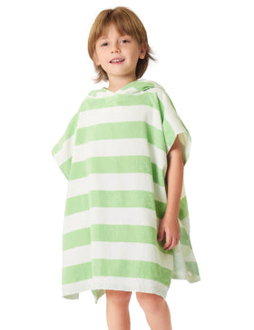 TBEZY toddler hooded poncho towel keeps warm after bath.