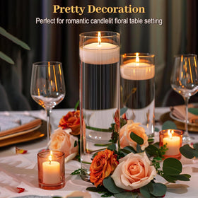 TBWIND glass cylinder vase wedding table centerpiece inspiration for chic decor